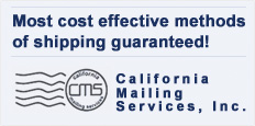 Most cost effective methods of shipping guaranteed!